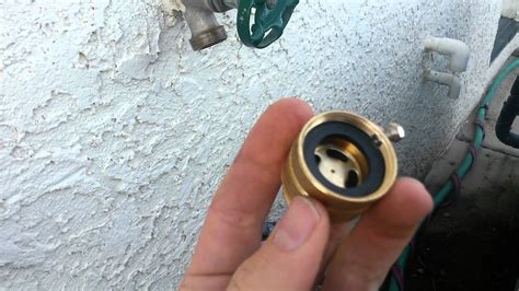 hose bib leaking from anti siphon valve|Anti